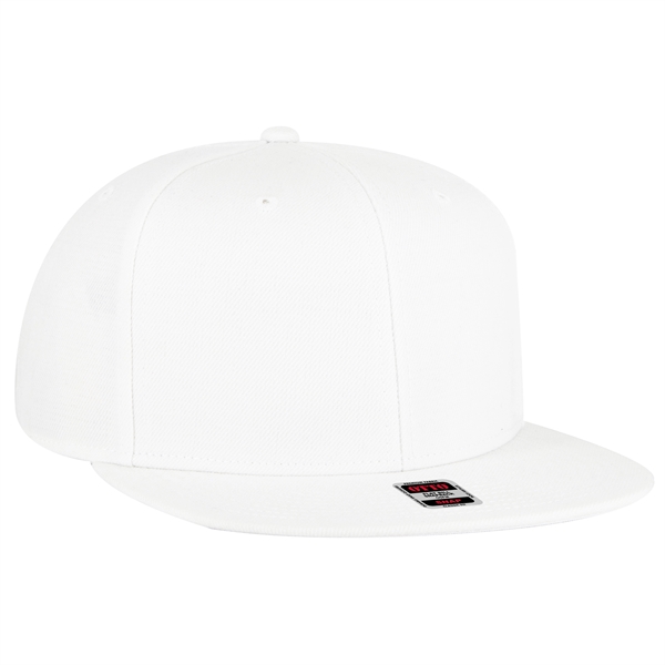 Wool Blend Twill Round Flat Visor "SNAP" 6 Panel Hat - Wool Blend Twill Round Flat Visor "SNAP" 6 Panel Hat - Image 51 of 193