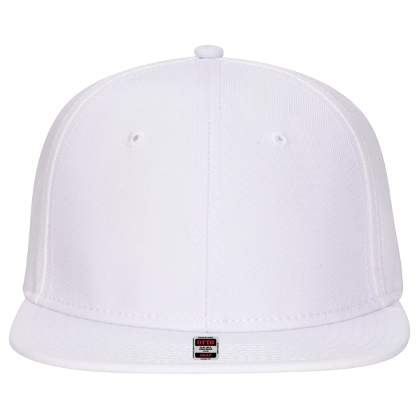 Wool Blend Twill Round Flat Visor "SNAP" 6 Panel Hat - Wool Blend Twill Round Flat Visor "SNAP" 6 Panel Hat - Image 50 of 193