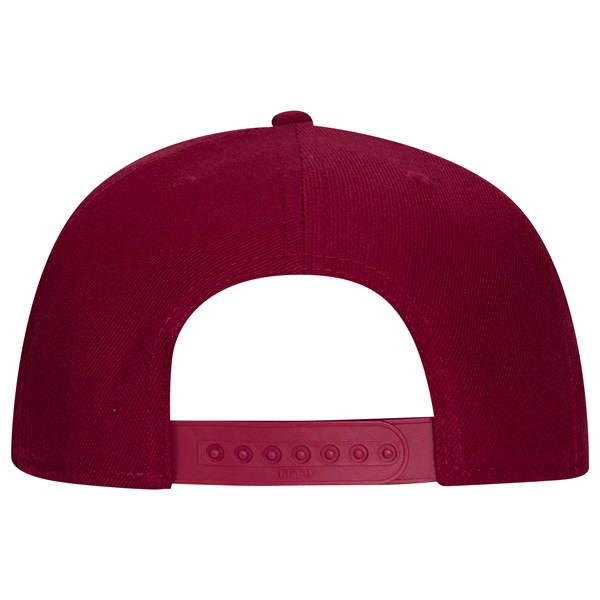 Wool Blend Twill Round Flat Visor "SNAP" 6 Panel Hat - Wool Blend Twill Round Flat Visor "SNAP" 6 Panel Hat - Image 58 of 193