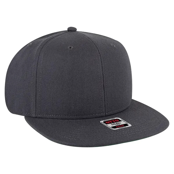 Wool Blend Twill Round Flat Visor "SNAP" 6 Panel Hat - Wool Blend Twill Round Flat Visor "SNAP" 6 Panel Hat - Image 60 of 193