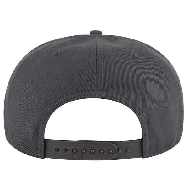 Wool Blend Twill Round Flat Visor "SNAP" 6 Panel Hat - Wool Blend Twill Round Flat Visor "SNAP" 6 Panel Hat - Image 67 of 193