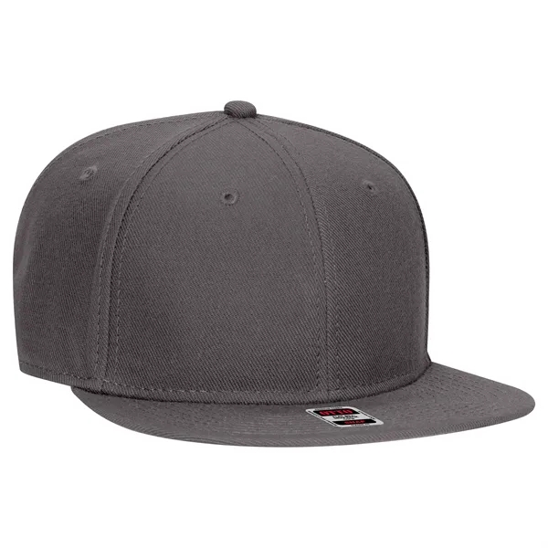 Wool Blend Twill Round Flat Visor "SNAP" 6 Panel Hat - Wool Blend Twill Round Flat Visor "SNAP" 6 Panel Hat - Image 63 of 193