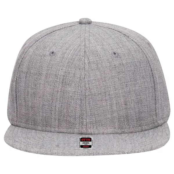 Wool Blend Twill Round Flat Visor "SNAP" 6 Panel Hat - Wool Blend Twill Round Flat Visor "SNAP" 6 Panel Hat - Image 72 of 193