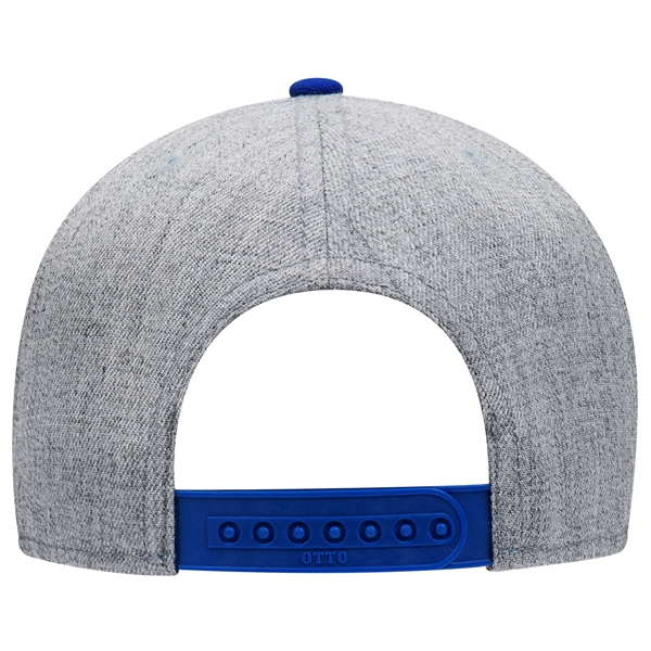 Wool Blend Twill Round Flat Visor "SNAP" 6 Panel Hat - Wool Blend Twill Round Flat Visor "SNAP" 6 Panel Hat - Image 78 of 193