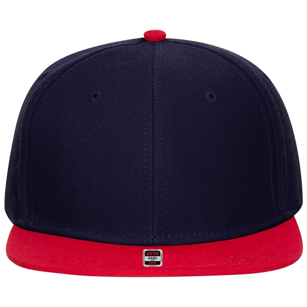 Wool Blend Twill Round Flat Visor "SNAP" 6 Panel Hat - Wool Blend Twill Round Flat Visor "SNAP" 6 Panel Hat - Image 87 of 193