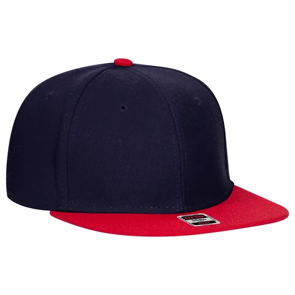 Wool Blend Twill Round Flat Visor "SNAP" 6 Panel Hat - Wool Blend Twill Round Flat Visor "SNAP" 6 Panel Hat - Image 85 of 193