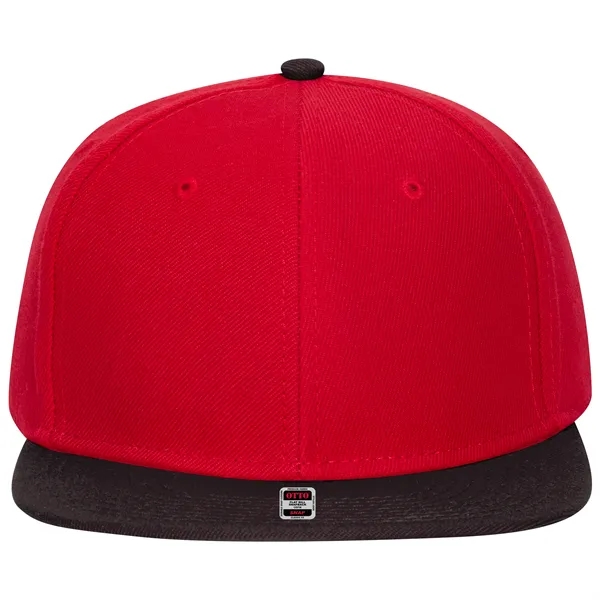 Wool Blend Twill Round Flat Visor "SNAP" 6 Panel Hat - Wool Blend Twill Round Flat Visor "SNAP" 6 Panel Hat - Image 96 of 193