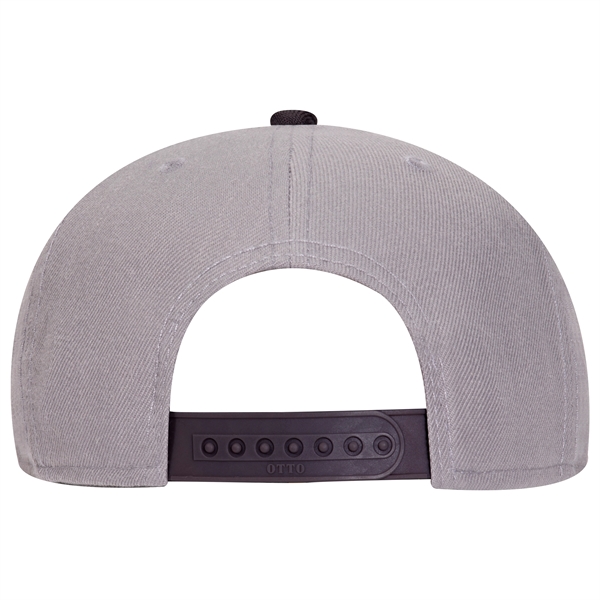 Wool Blend Twill Round Flat Visor "SNAP" 6 Panel Hat - Wool Blend Twill Round Flat Visor "SNAP" 6 Panel Hat - Image 98 of 193