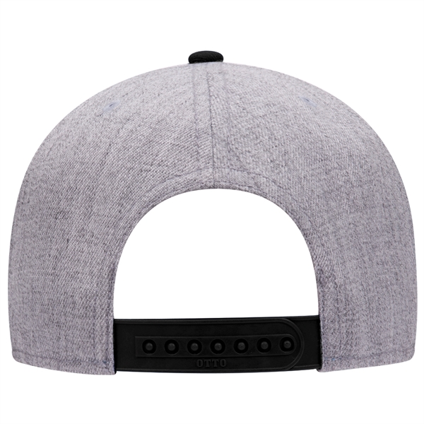 Wool Blend Twill Round Flat Visor "SNAP" 6 Panel Hat - Wool Blend Twill Round Flat Visor "SNAP" 6 Panel Hat - Image 113 of 193