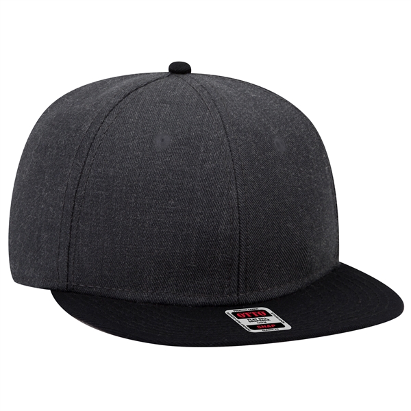 Wool Blend Twill Round Flat Visor "SNAP" 6 Panel Hat - Wool Blend Twill Round Flat Visor "SNAP" 6 Panel Hat - Image 115 of 193