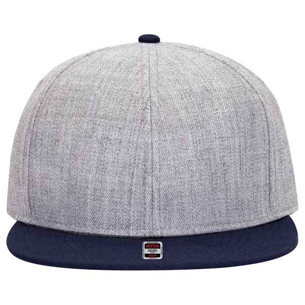 Wool Blend Twill Round Flat Visor "SNAP" 6 Panel Hat - Wool Blend Twill Round Flat Visor "SNAP" 6 Panel Hat - Image 123 of 193