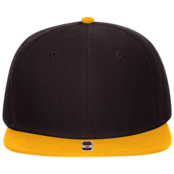 Wool Blend Twill Round Flat Visor "SNAP" 6 Panel Hat - Wool Blend Twill Round Flat Visor "SNAP" 6 Panel Hat - Image 126 of 193