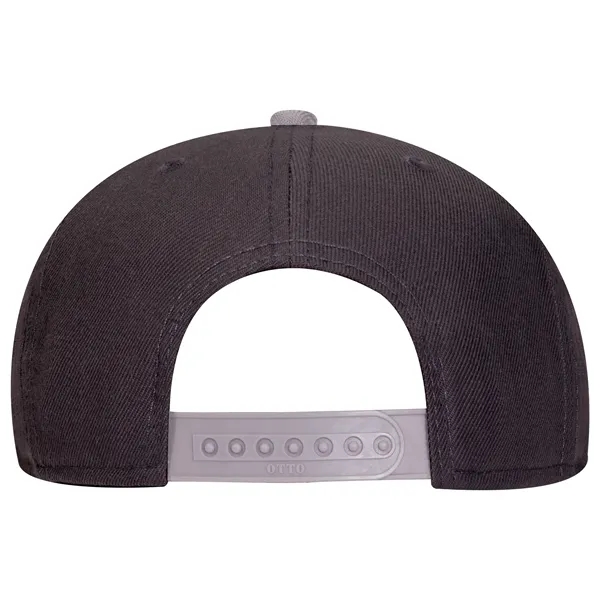 Wool Blend Twill Round Flat Visor "SNAP" 6 Panel Hat - Wool Blend Twill Round Flat Visor "SNAP" 6 Panel Hat - Image 134 of 193