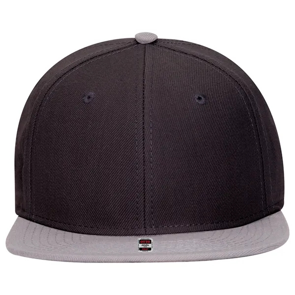 Wool Blend Twill Round Flat Visor "SNAP" 6 Panel Hat - Wool Blend Twill Round Flat Visor "SNAP" 6 Panel Hat - Image 135 of 193