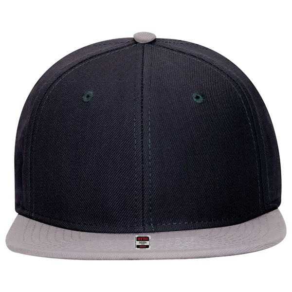 Wool Blend Twill Round Flat Visor "SNAP" 6 Panel Hat - Wool Blend Twill Round Flat Visor "SNAP" 6 Panel Hat - Image 138 of 193
