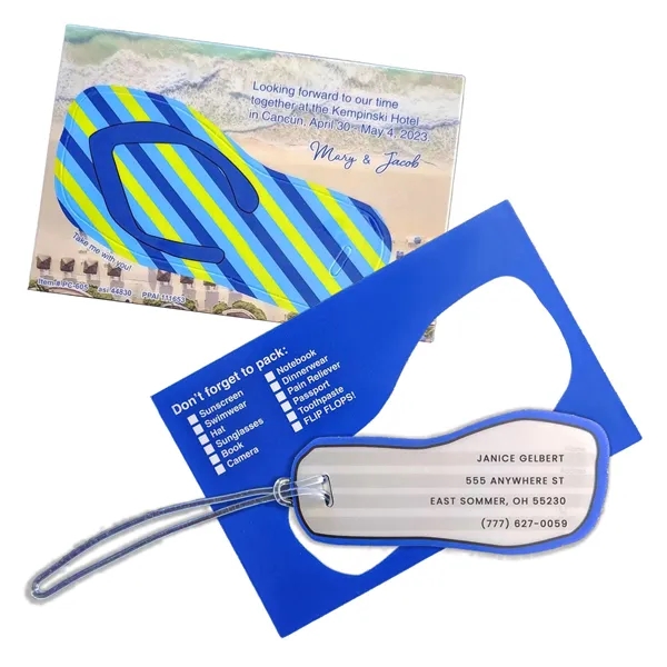 Flip Flop Luggage Tag - Flip Flop Luggage Tag - Image 0 of 0