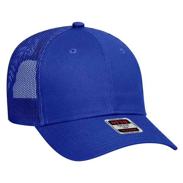 Cotton Blend Twill 6 Panel Low Profile Mesh Back Trucker Hat - Cotton Blend Twill 6 Panel Low Profile Mesh Back Trucker Hat - Image 1 of 222