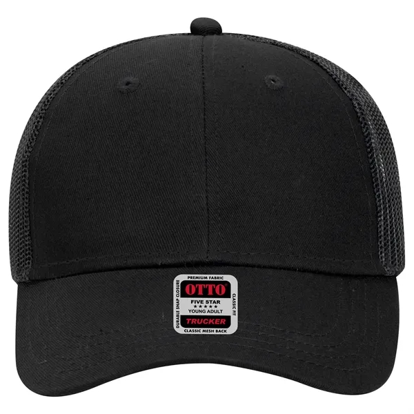 Cotton Blend Twill 6 Panel Low Profile Mesh Back Trucker Hat - Cotton Blend Twill 6 Panel Low Profile Mesh Back Trucker Hat - Image 23 of 222
