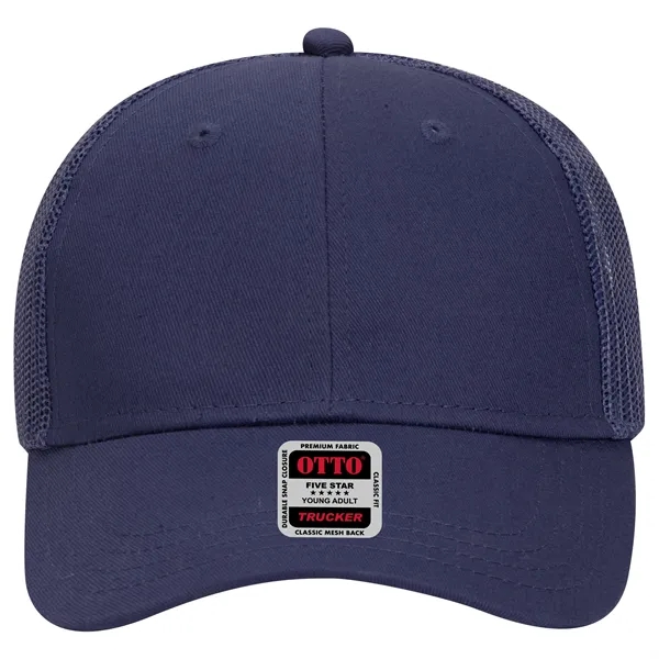 Cotton Blend Twill 6 Panel Low Profile Mesh Back Trucker Hat - Cotton Blend Twill 6 Panel Low Profile Mesh Back Trucker Hat - Image 30 of 222