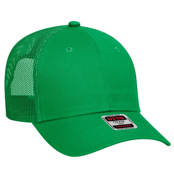 Cotton Blend Twill 6 Panel Low Profile Mesh Back Trucker Hat - Cotton Blend Twill 6 Panel Low Profile Mesh Back Trucker Hat - Image 31 of 222