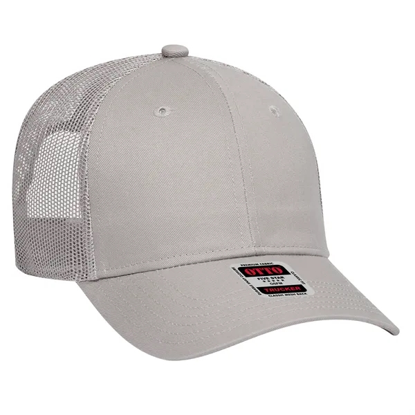 Cotton Blend Twill 6 Panel Low Profile Mesh Back Trucker Hat - Cotton Blend Twill 6 Panel Low Profile Mesh Back Trucker Hat - Image 40 of 222