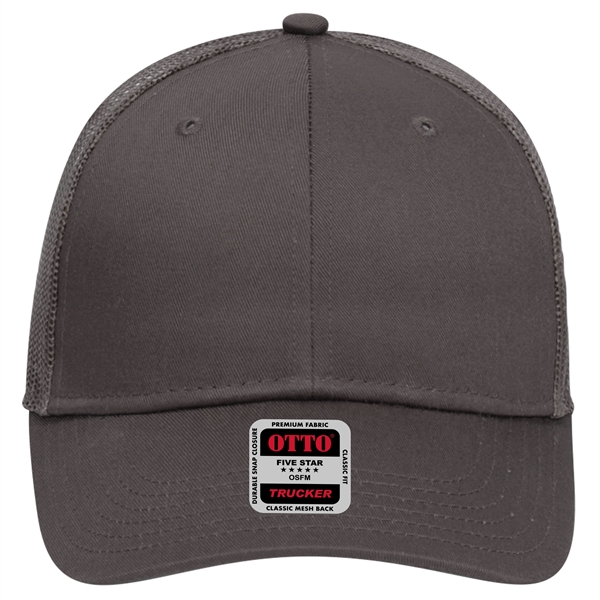 Cotton Blend Twill 6 Panel Low Profile Mesh Back Trucker Hat - Cotton Blend Twill 6 Panel Low Profile Mesh Back Trucker Hat - Image 48 of 222