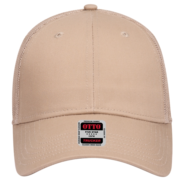 Cotton Blend Twill 6 Panel Low Profile Mesh Back Trucker Hat - Cotton Blend Twill 6 Panel Low Profile Mesh Back Trucker Hat - Image 54 of 222