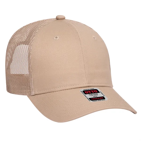 Cotton Blend Twill 6 Panel Low Profile Mesh Back Trucker Hat - Cotton Blend Twill 6 Panel Low Profile Mesh Back Trucker Hat - Image 52 of 222