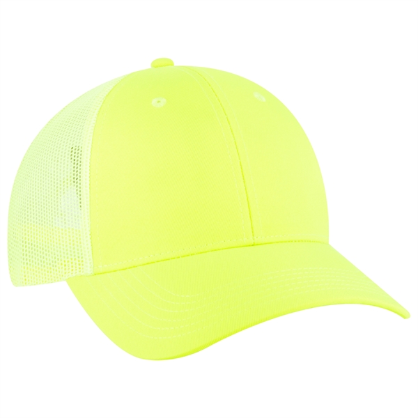 Cotton Blend Twill 6 Panel Low Profile Mesh Back Trucker Hat - Cotton Blend Twill 6 Panel Low Profile Mesh Back Trucker Hat - Image 55 of 222