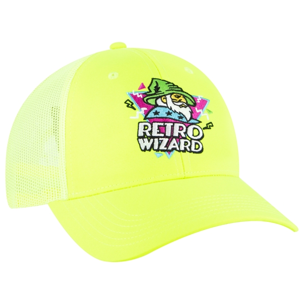 Cotton Blend Twill 6 Panel Low Profile Mesh Back Trucker Hat - Cotton Blend Twill 6 Panel Low Profile Mesh Back Trucker Hat - Image 56 of 222