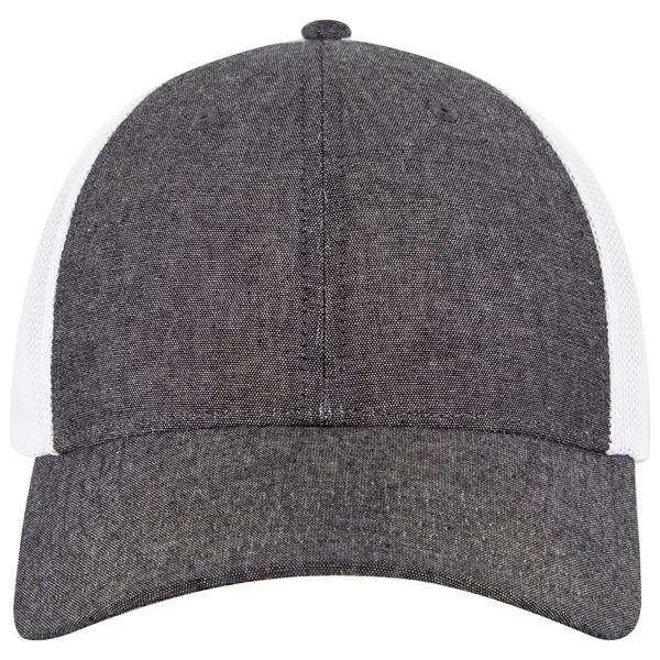 Cotton Blend Twill 6 Panel Low Profile Mesh Back Trucker Hat - Cotton Blend Twill 6 Panel Low Profile Mesh Back Trucker Hat - Image 77 of 222