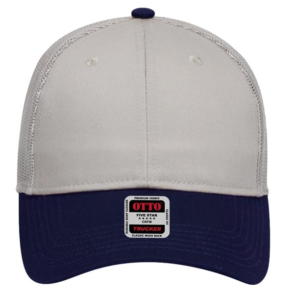 Cotton Blend Twill 6 Panel Low Profile Mesh Back Trucker Hat - Cotton Blend Twill 6 Panel Low Profile Mesh Back Trucker Hat - Image 84 of 222
