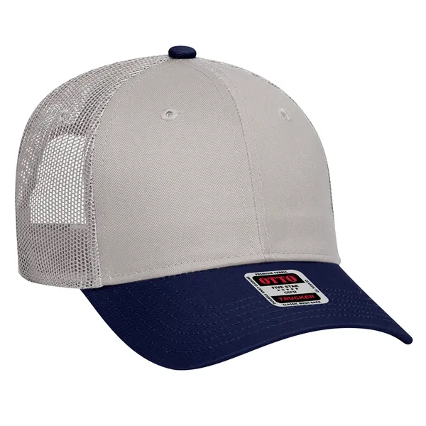 Cotton Blend Twill 6 Panel Low Profile Mesh Back Trucker Hat - Cotton Blend Twill 6 Panel Low Profile Mesh Back Trucker Hat - Image 82 of 222