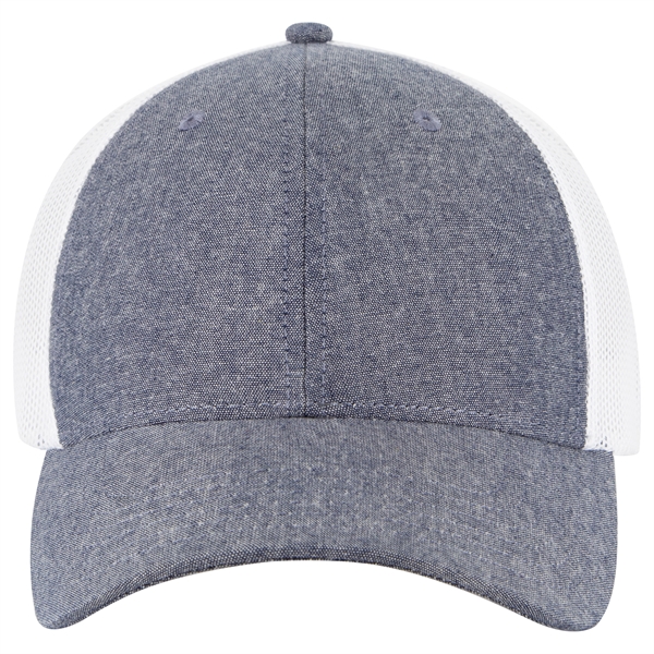 Cotton Blend Twill 6 Panel Low Profile Mesh Back Trucker Hat - Cotton Blend Twill 6 Panel Low Profile Mesh Back Trucker Hat - Image 85 of 222