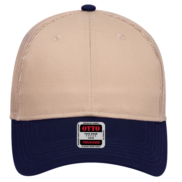 Cotton Blend Twill 6 Panel Low Profile Mesh Back Trucker Hat - Cotton Blend Twill 6 Panel Low Profile Mesh Back Trucker Hat - Image 89 of 222