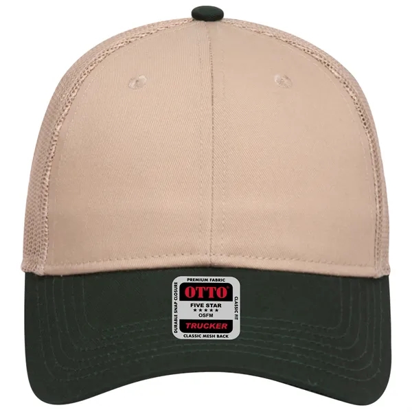 Cotton Blend Twill 6 Panel Low Profile Mesh Back Trucker Hat - Cotton Blend Twill 6 Panel Low Profile Mesh Back Trucker Hat - Image 92 of 222