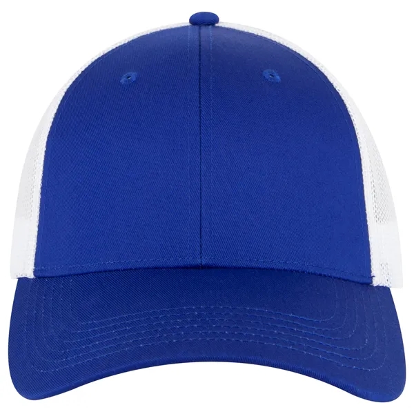 Cotton Blend Twill 6 Panel Low Profile Mesh Back Trucker Hat - Cotton Blend Twill 6 Panel Low Profile Mesh Back Trucker Hat - Image 98 of 222