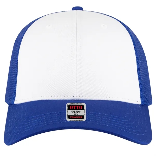 Cotton Blend Twill 6 Panel Low Profile Mesh Back Trucker Hat - Cotton Blend Twill 6 Panel Low Profile Mesh Back Trucker Hat - Image 101 of 222