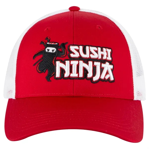 Cotton Blend Twill 6 Panel Low Profile Mesh Back Trucker Hat - Cotton Blend Twill 6 Panel Low Profile Mesh Back Trucker Hat - Image 0 of 222