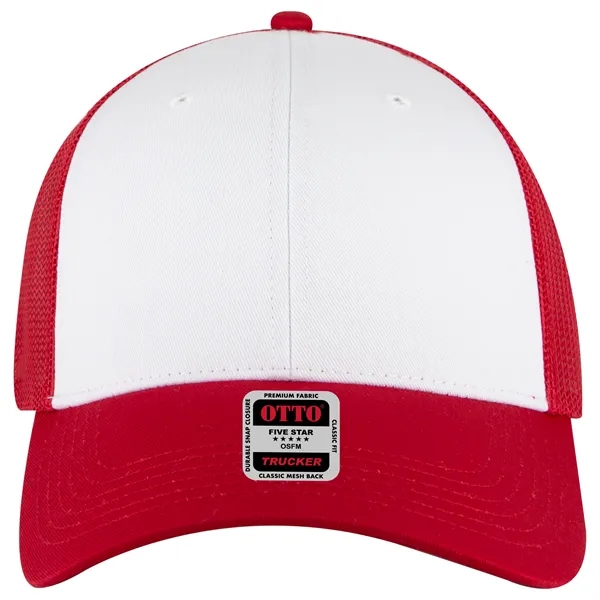 Cotton Blend Twill 6 Panel Low Profile Mesh Back Trucker Hat - Cotton Blend Twill 6 Panel Low Profile Mesh Back Trucker Hat - Image 115 of 222