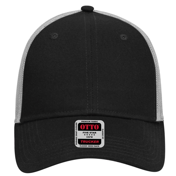 Cotton Blend Twill 6 Panel Low Profile Mesh Back Trucker Hat - Cotton Blend Twill 6 Panel Low Profile Mesh Back Trucker Hat - Image 127 of 222