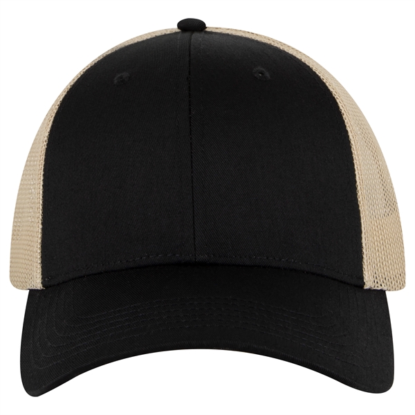 Cotton Blend Twill 6 Panel Low Profile Mesh Back Trucker Hat - Cotton Blend Twill 6 Panel Low Profile Mesh Back Trucker Hat - Image 136 of 222