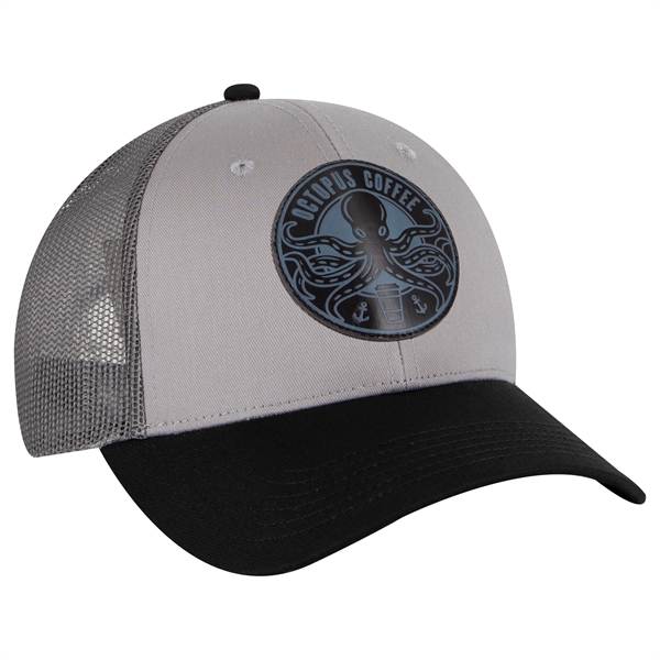 Cotton Blend Twill 6 Panel Low Profile Mesh Back Trucker Hat - Cotton Blend Twill 6 Panel Low Profile Mesh Back Trucker Hat - Image 146 of 222