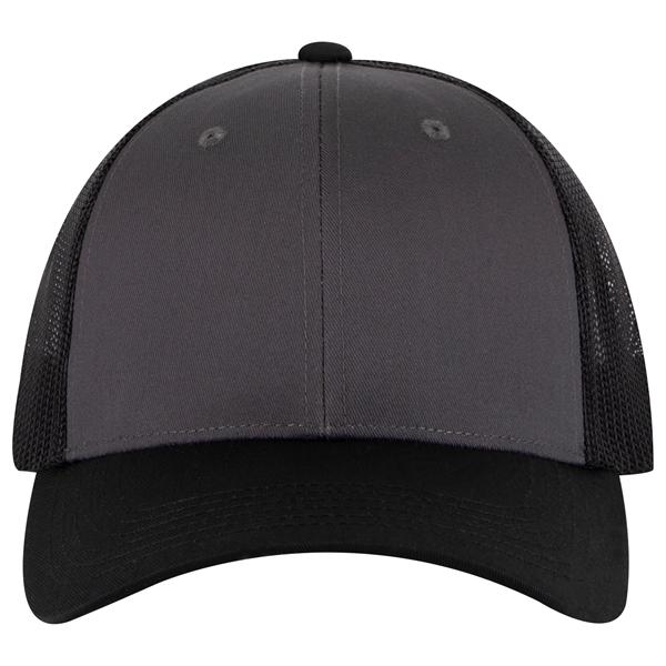 Cotton Blend Twill 6 Panel Low Profile Mesh Back Trucker Hat - Cotton Blend Twill 6 Panel Low Profile Mesh Back Trucker Hat - Image 157 of 222