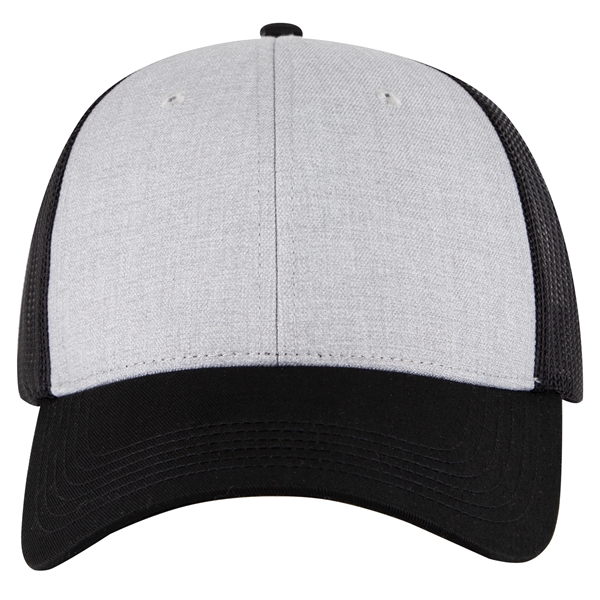 Cotton Blend Twill 6 Panel Low Profile Mesh Back Trucker Hat - Cotton Blend Twill 6 Panel Low Profile Mesh Back Trucker Hat - Image 163 of 222