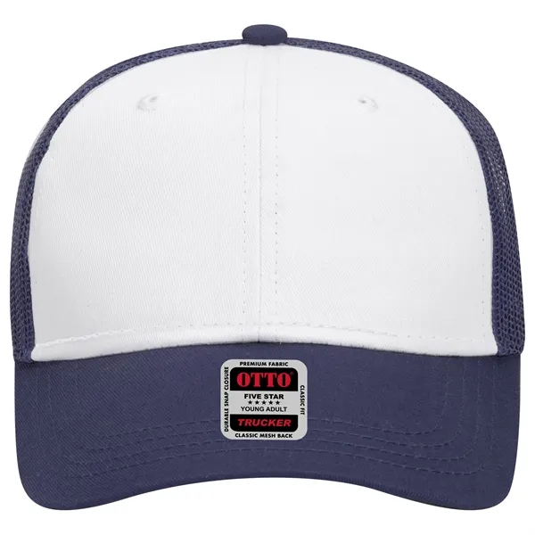 Cotton Blend Twill 6 Panel Low Profile Mesh Back Trucker Hat - Cotton Blend Twill 6 Panel Low Profile Mesh Back Trucker Hat - Image 178 of 222