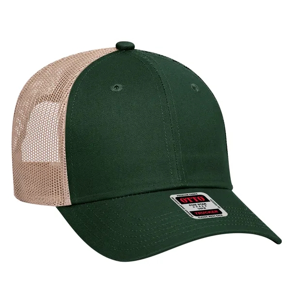 Cotton Blend Twill 6 Panel Low Profile Mesh Back Trucker Hat - Cotton Blend Twill 6 Panel Low Profile Mesh Back Trucker Hat - Image 179 of 222