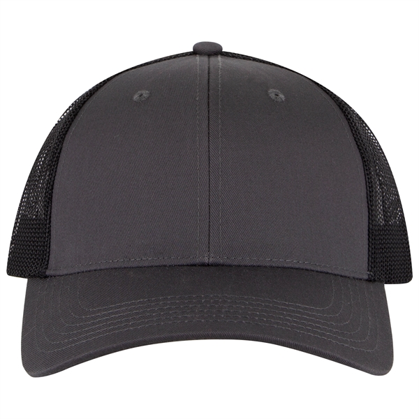 Cotton Blend Twill 6 Panel Low Profile Mesh Back Trucker Hat - Cotton Blend Twill 6 Panel Low Profile Mesh Back Trucker Hat - Image 196 of 222