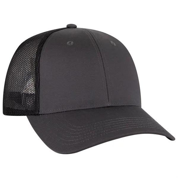 Cotton Blend Twill 6 Panel Low Profile Mesh Back Trucker Hat - Cotton Blend Twill 6 Panel Low Profile Mesh Back Trucker Hat - Image 194 of 222