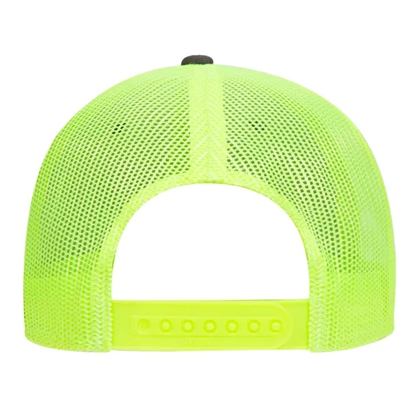 Cotton Blend Twill 6 Panel Low Profile Mesh Back Trucker Hat - Cotton Blend Twill 6 Panel Low Profile Mesh Back Trucker Hat - Image 204 of 222